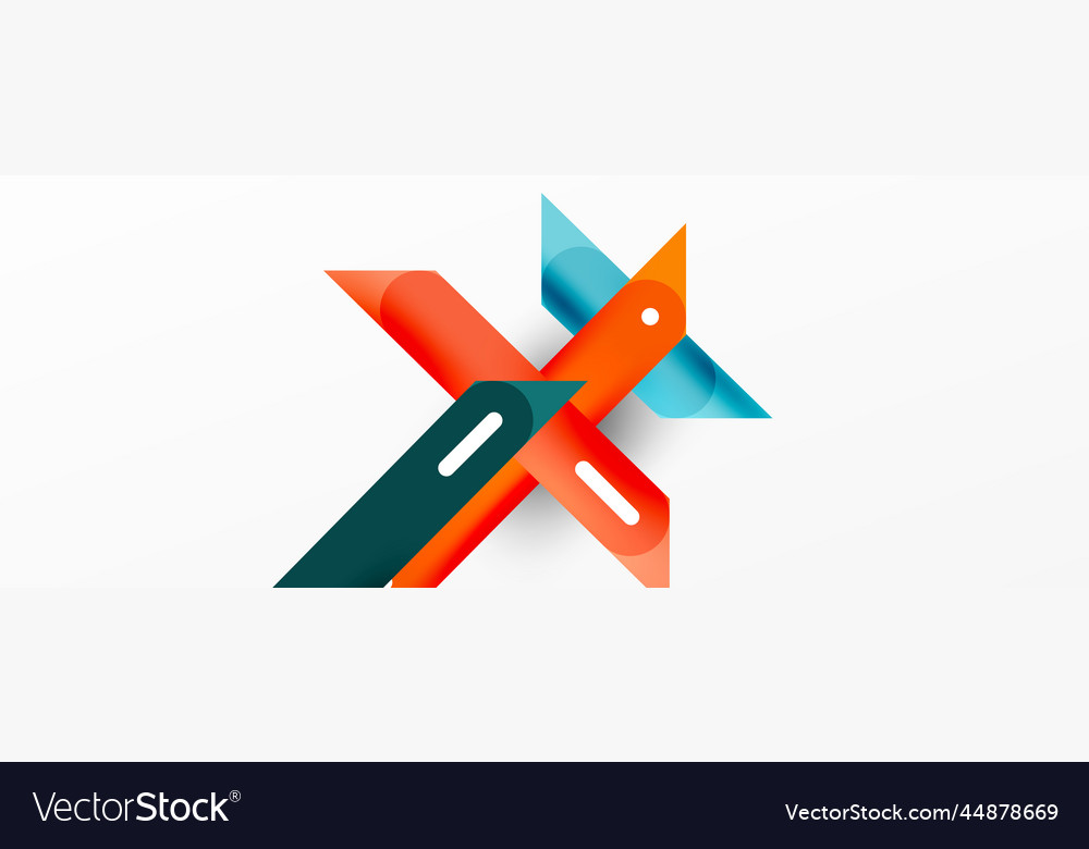 Background overlapping lines dynamic Vector Image Background overlapping lines dynamic