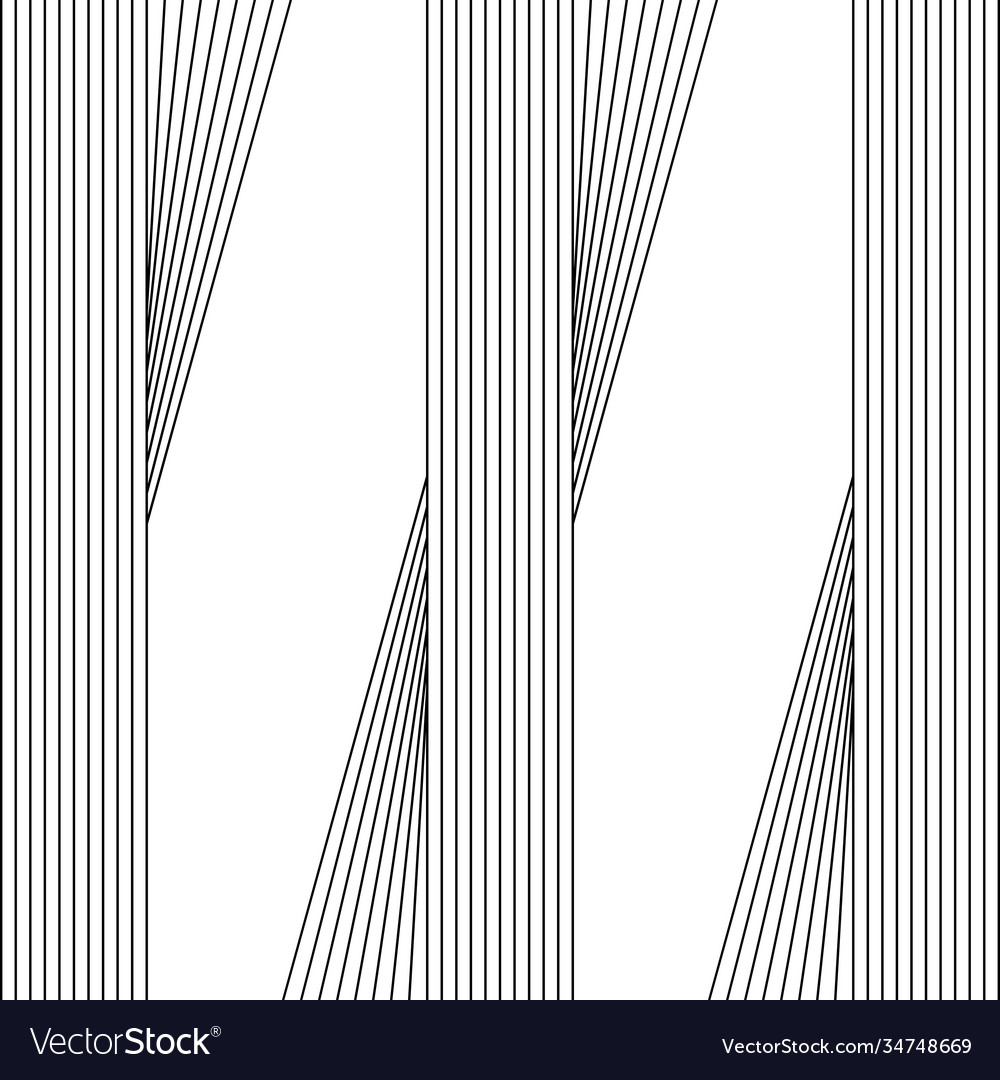 Black and white line stripe wave abstract