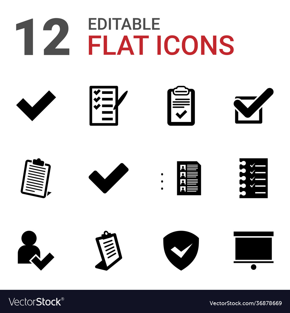 Checkmark icons