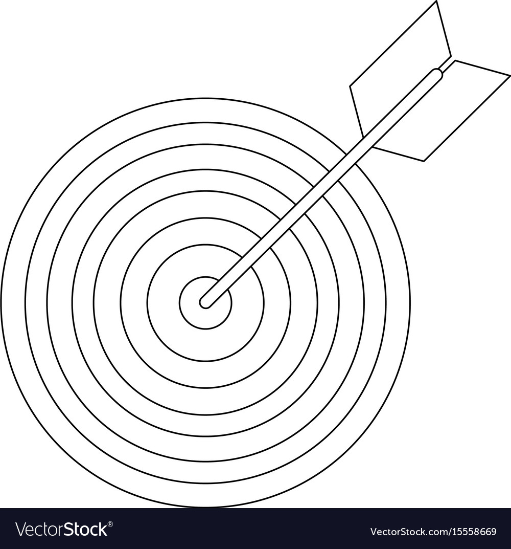 Dartboard target symbol
