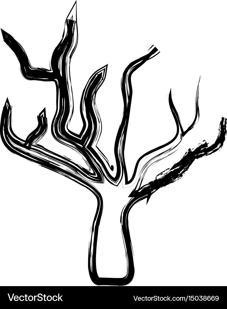 Dry tree icon Royalty Free Vector Image - VectorStock