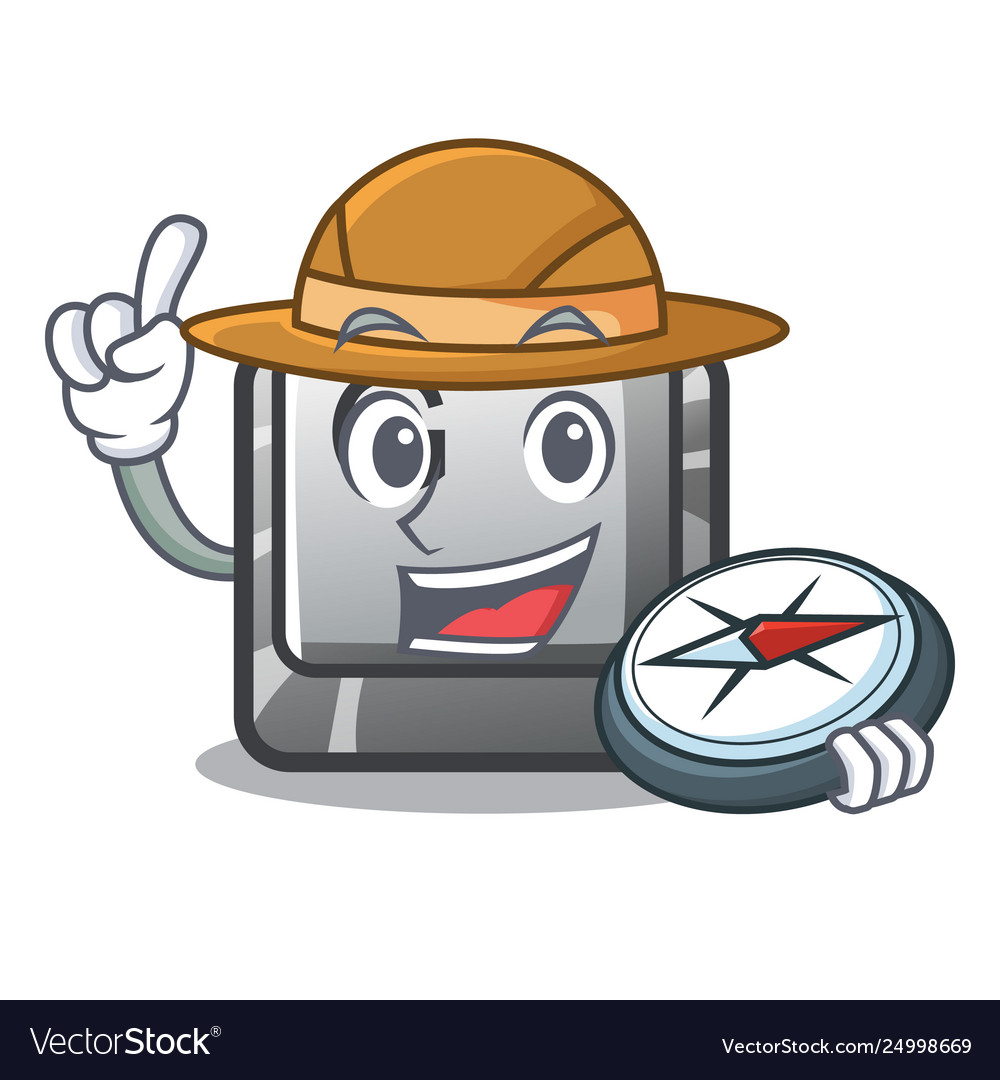 Explorer button g in character shape