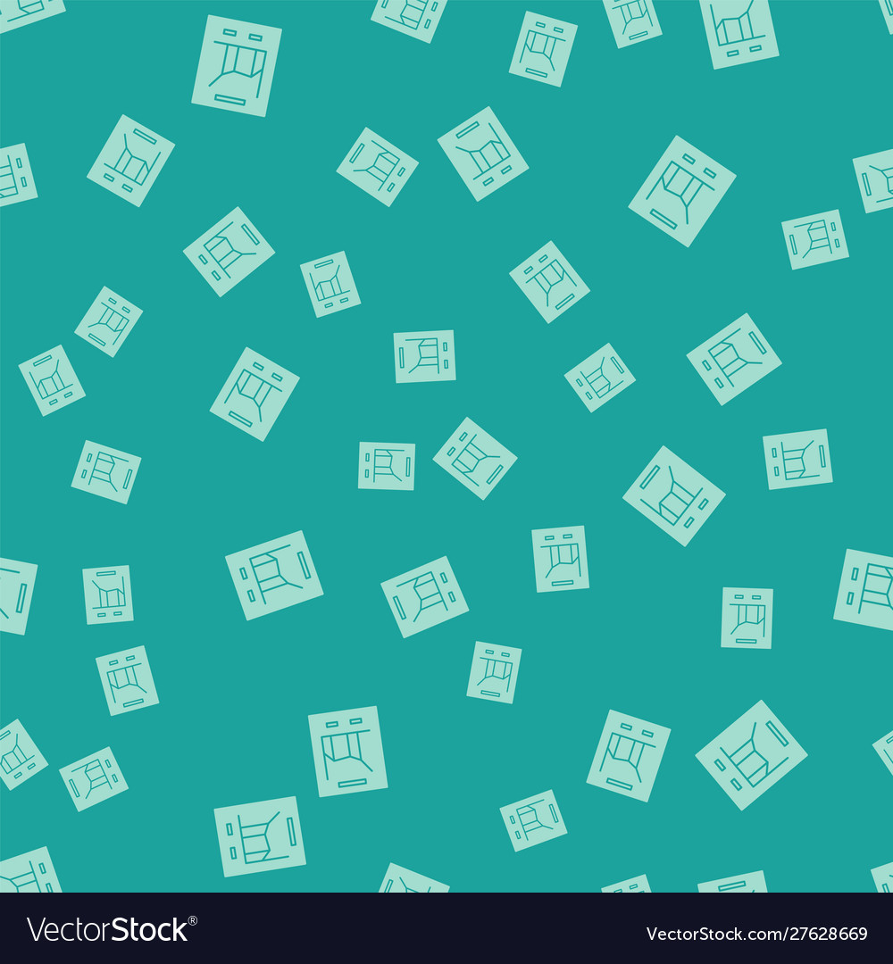 Green document with graph chart icon isolated vector image Green document with graph chart icon isolated