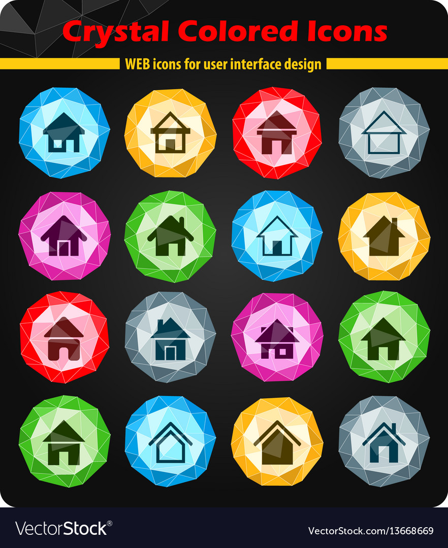 Home icon set