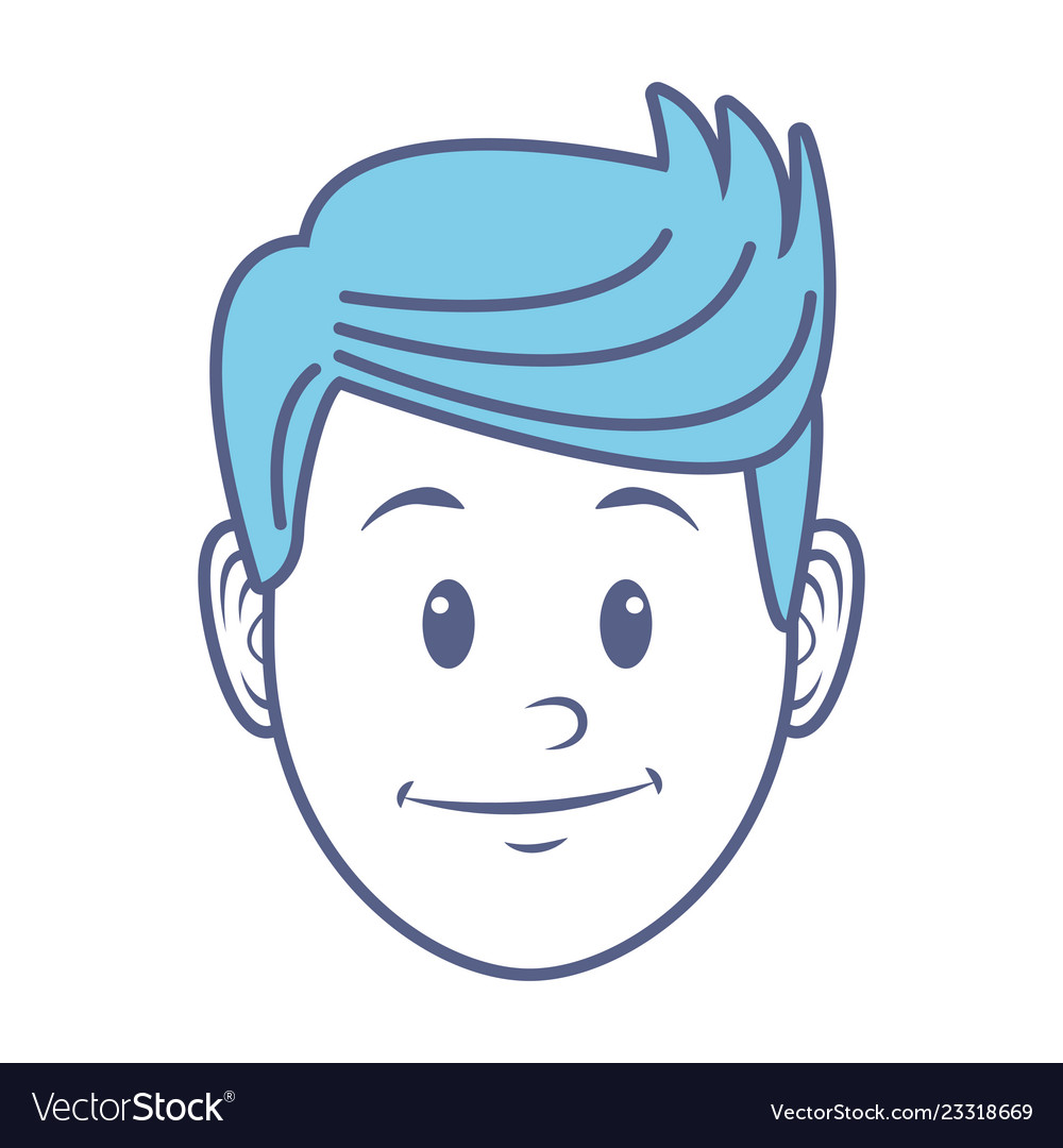 Man only face