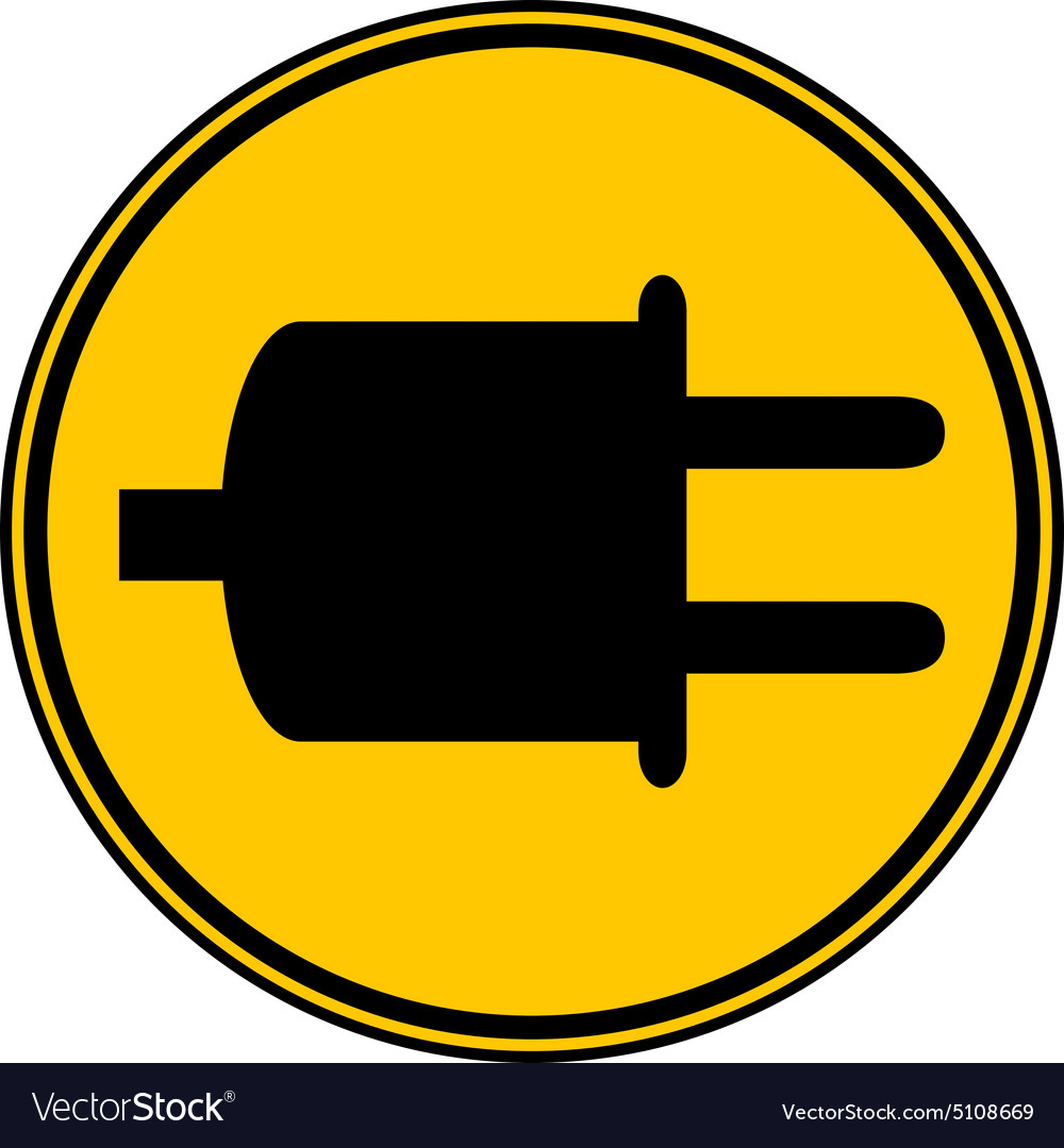 Power cord sign button