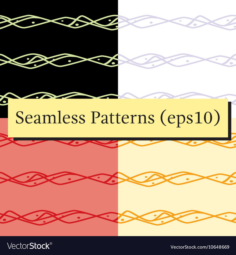 Seamless abstract horizontal lines pattern