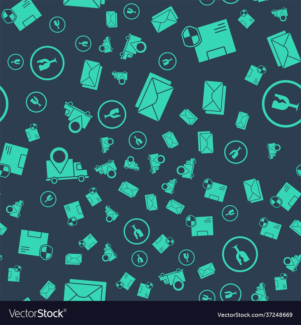 Set envelope delivery security with shield vector image Set envelope delivery security with shield