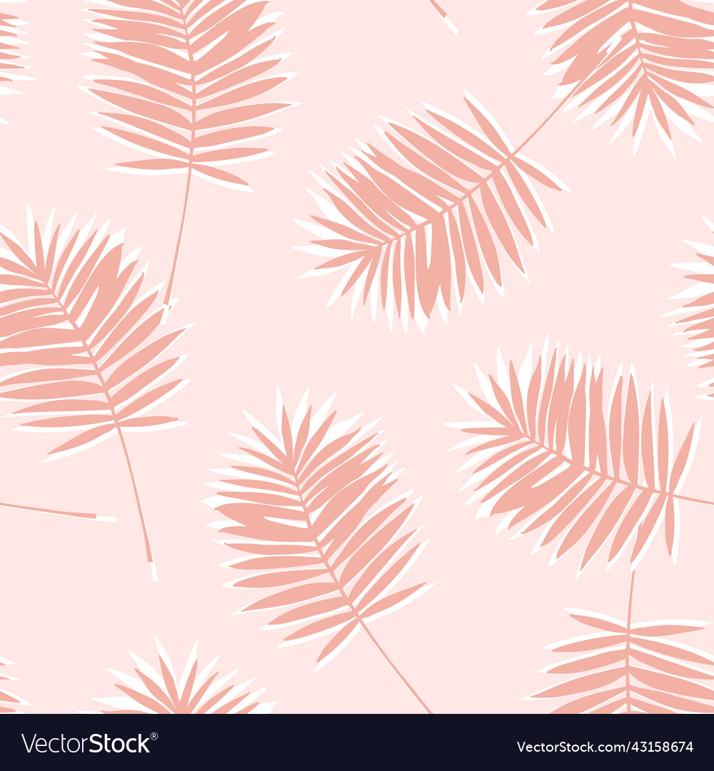 Abstract tropical foliage background in pink rose