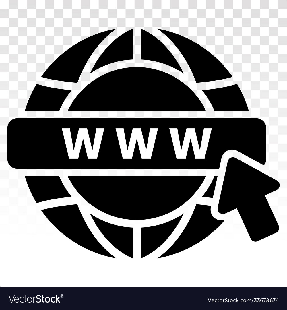 Click to go website or web page - flat icon
