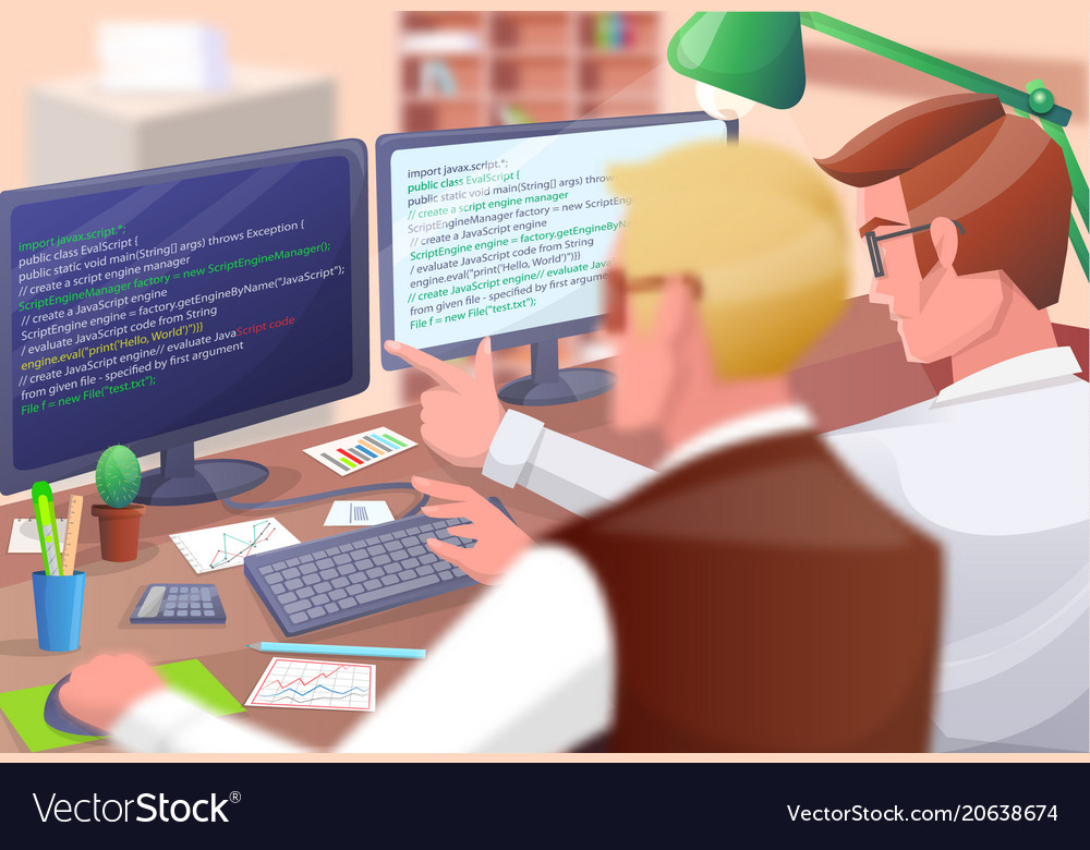 Coding Team at Work