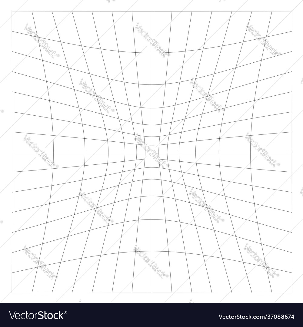 Grid mesh with distorted deformed effect abstract vector image Grid mesh with distorted deformed effect abstract