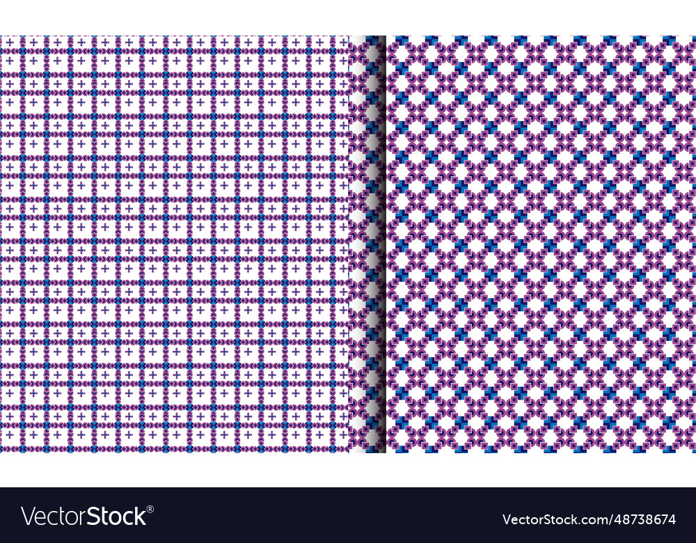 Modern fabric patterns design template