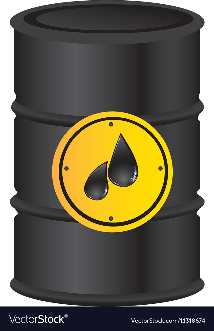 Oil barrel icon image Royalty Free Vector Image