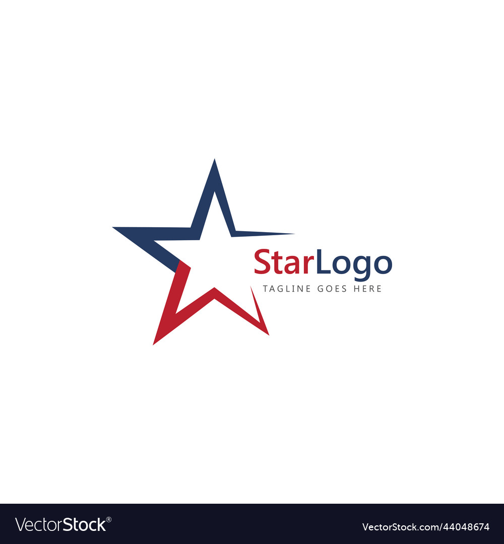 Star abstract logo icon template