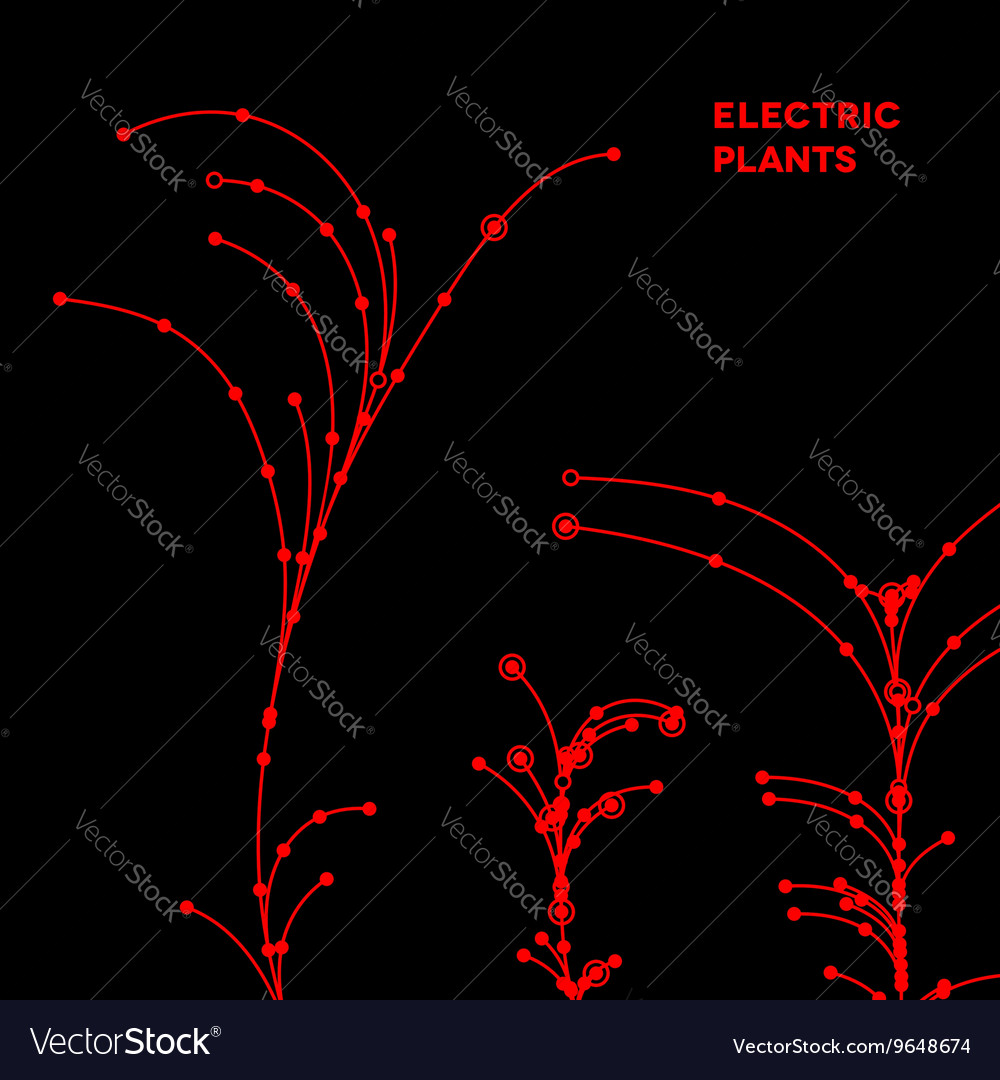 Wire grid trees made of connected dots