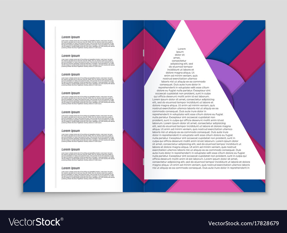 Abstract layout background set for art