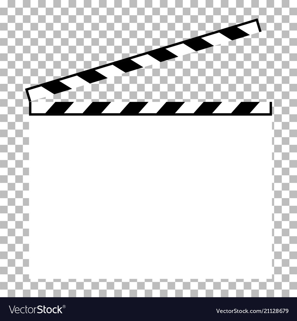 Blank director clapboard