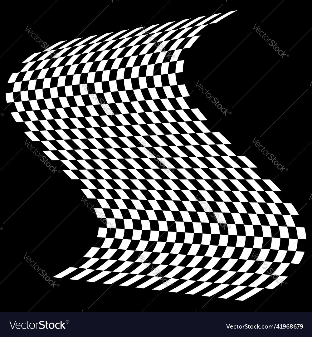 Checkered squared pattern element race racing vector image Checkered squared pattern element race racing