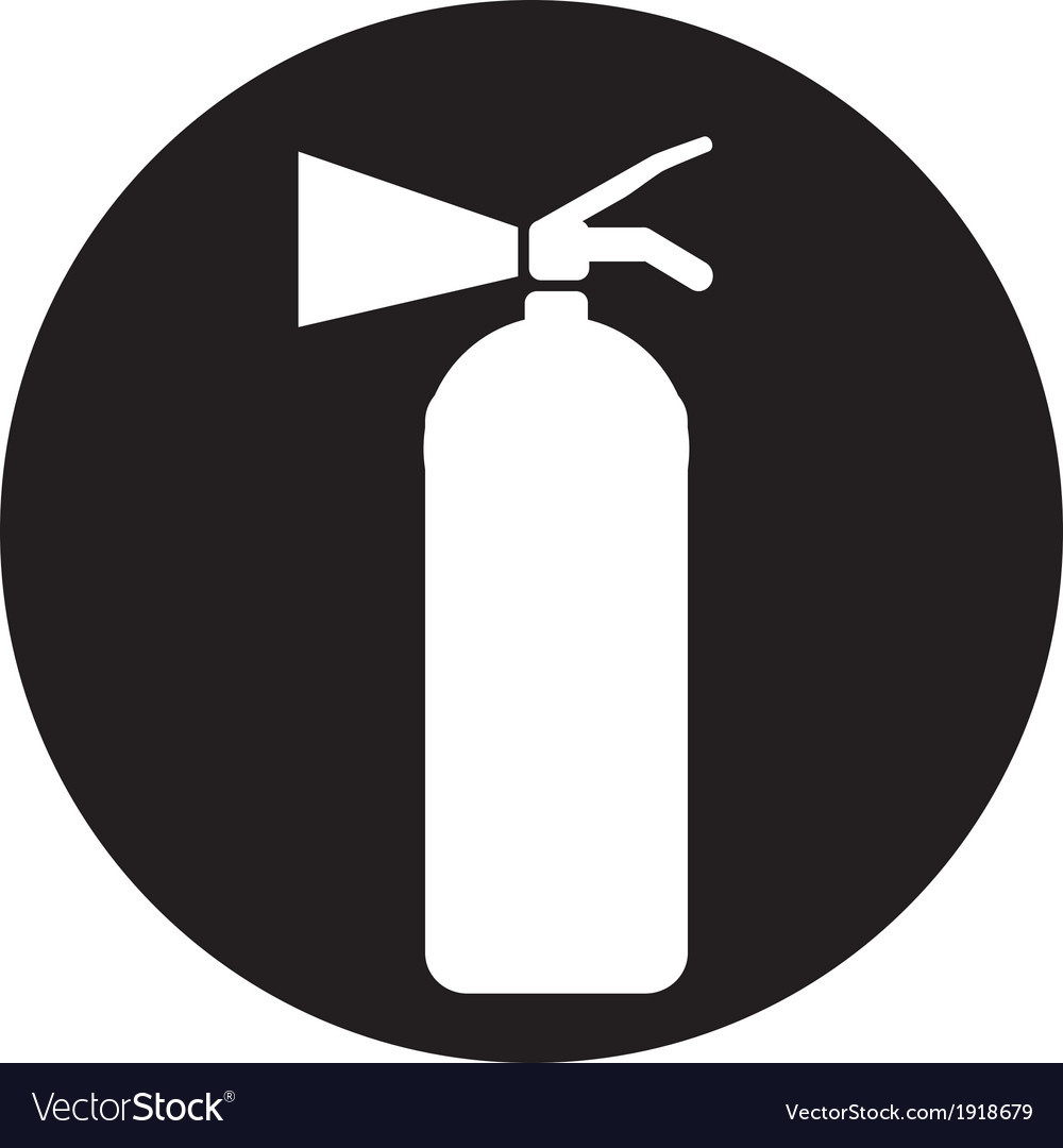 Fire extinguisher isolated on a white background