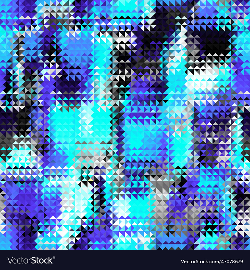 Geometric abstract pattern in low poly style vector image Geometric abstract pattern in low poly style