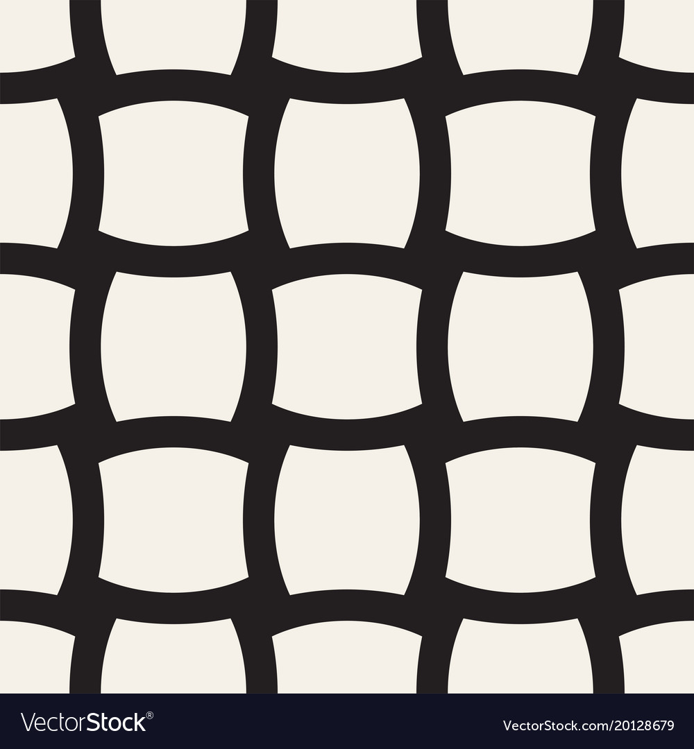 Geometric seamless pattern with curved