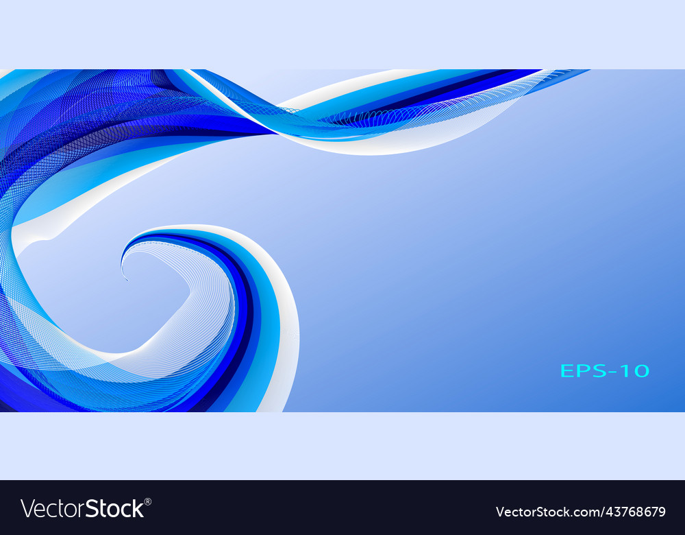 Intertwining gradient lines background Vector Image Intertwining gradient lines background