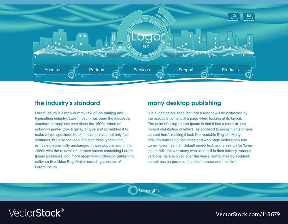 Web Template Concept