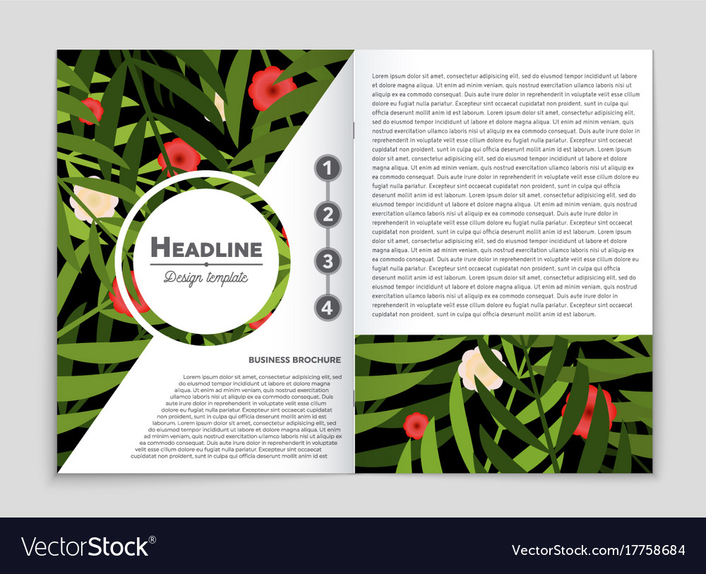 Abstract layout background set for art
