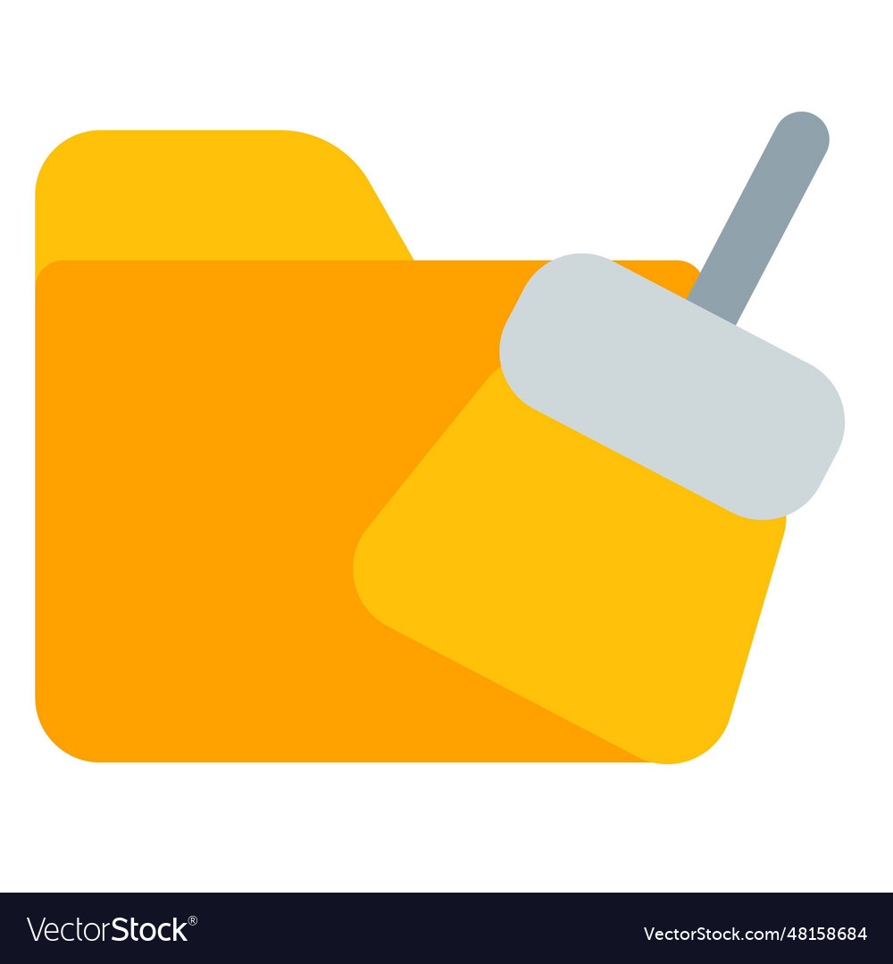 Cleaner used to remove junk from folder