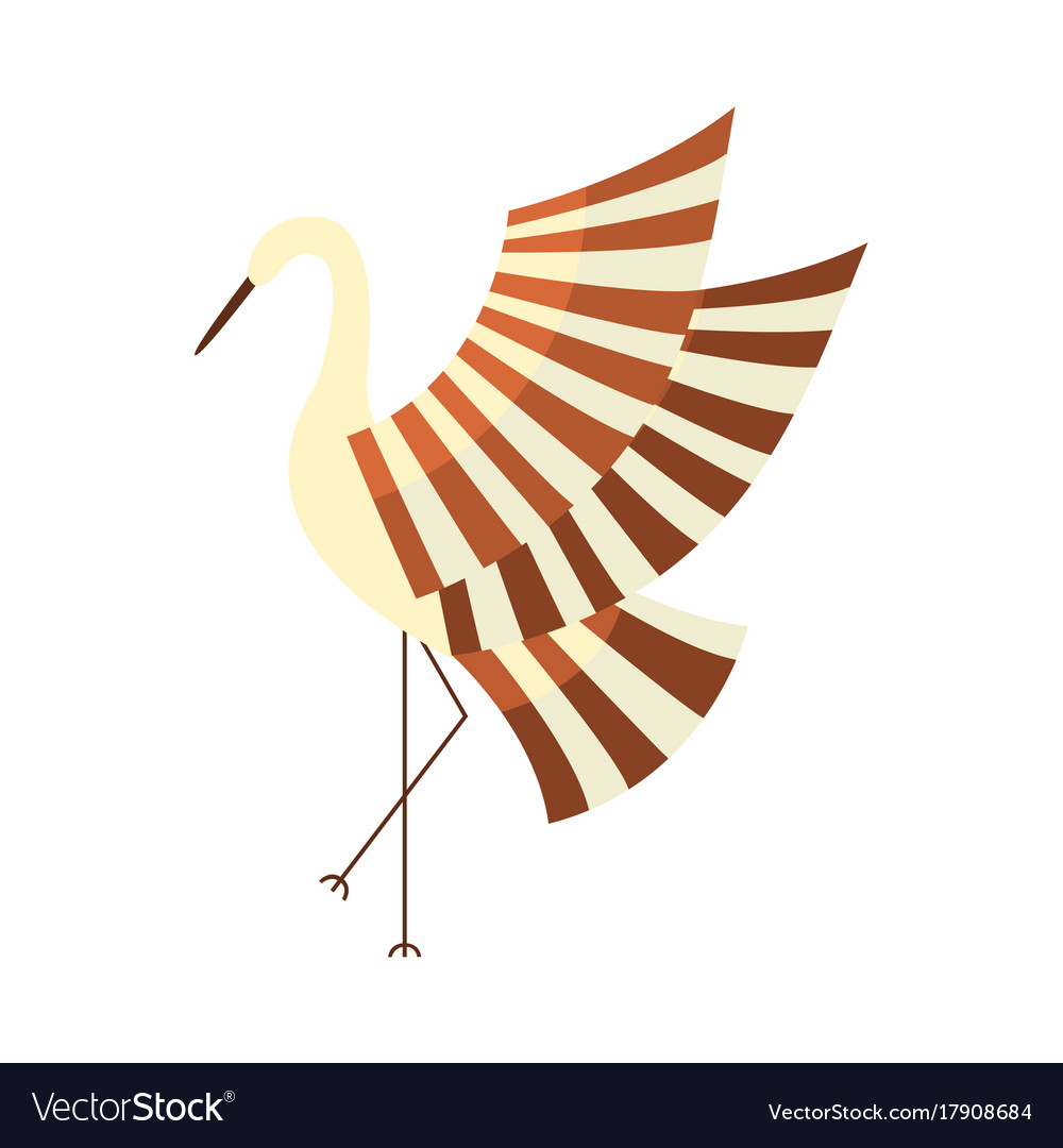 Japanese crane symbol of good luck and longevity