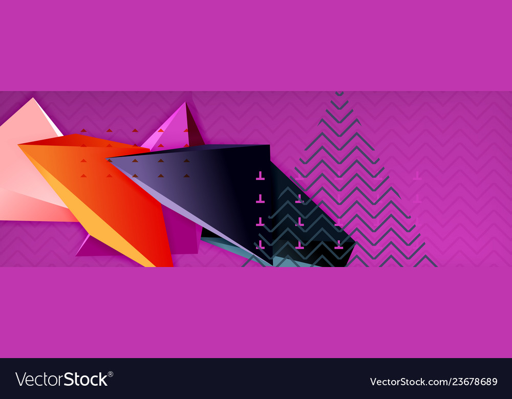 3d triangular minimal abstract background vector image 3d triangular minimal abstract background