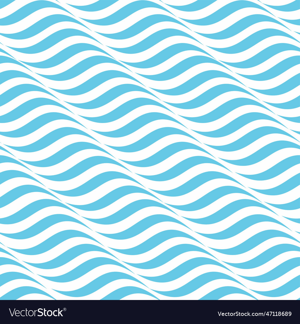 Abstract seamless pattern with waves