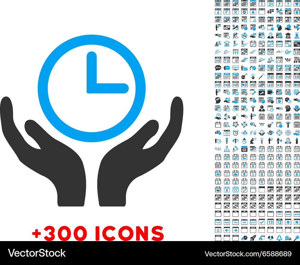 Clock maintenance icon Royalty Free Vector Image