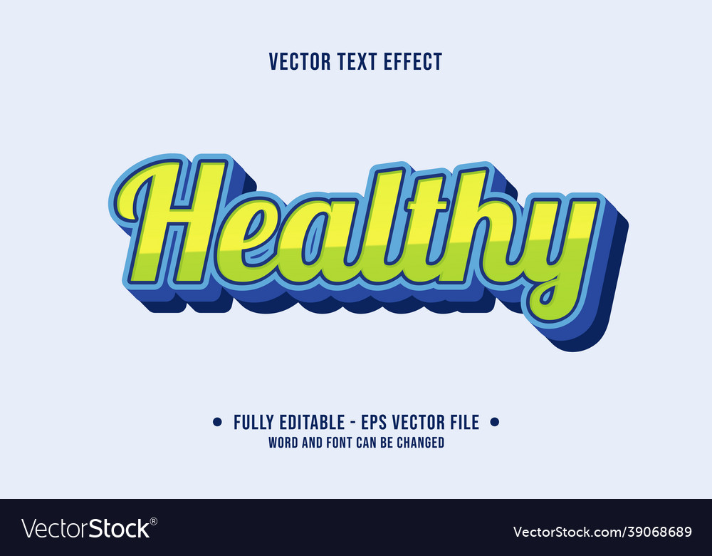 Editable text effect gradient style for digital