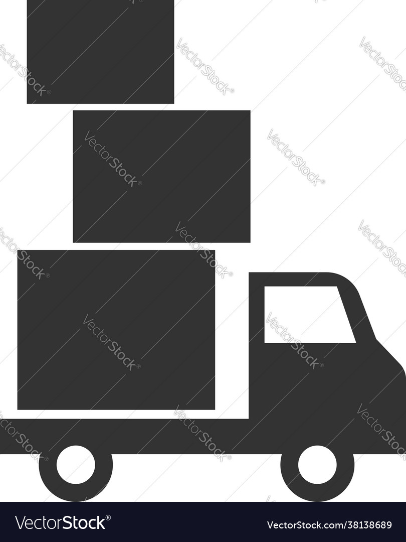 Icon cargo delivery transport