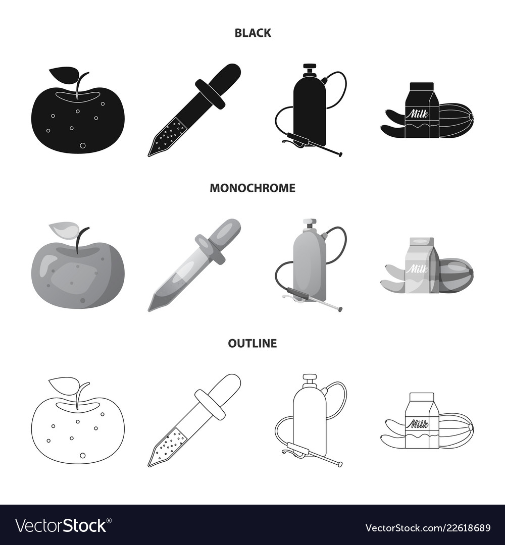 Isolated object of and symbol set s vector image Isolated object of and symbol set s