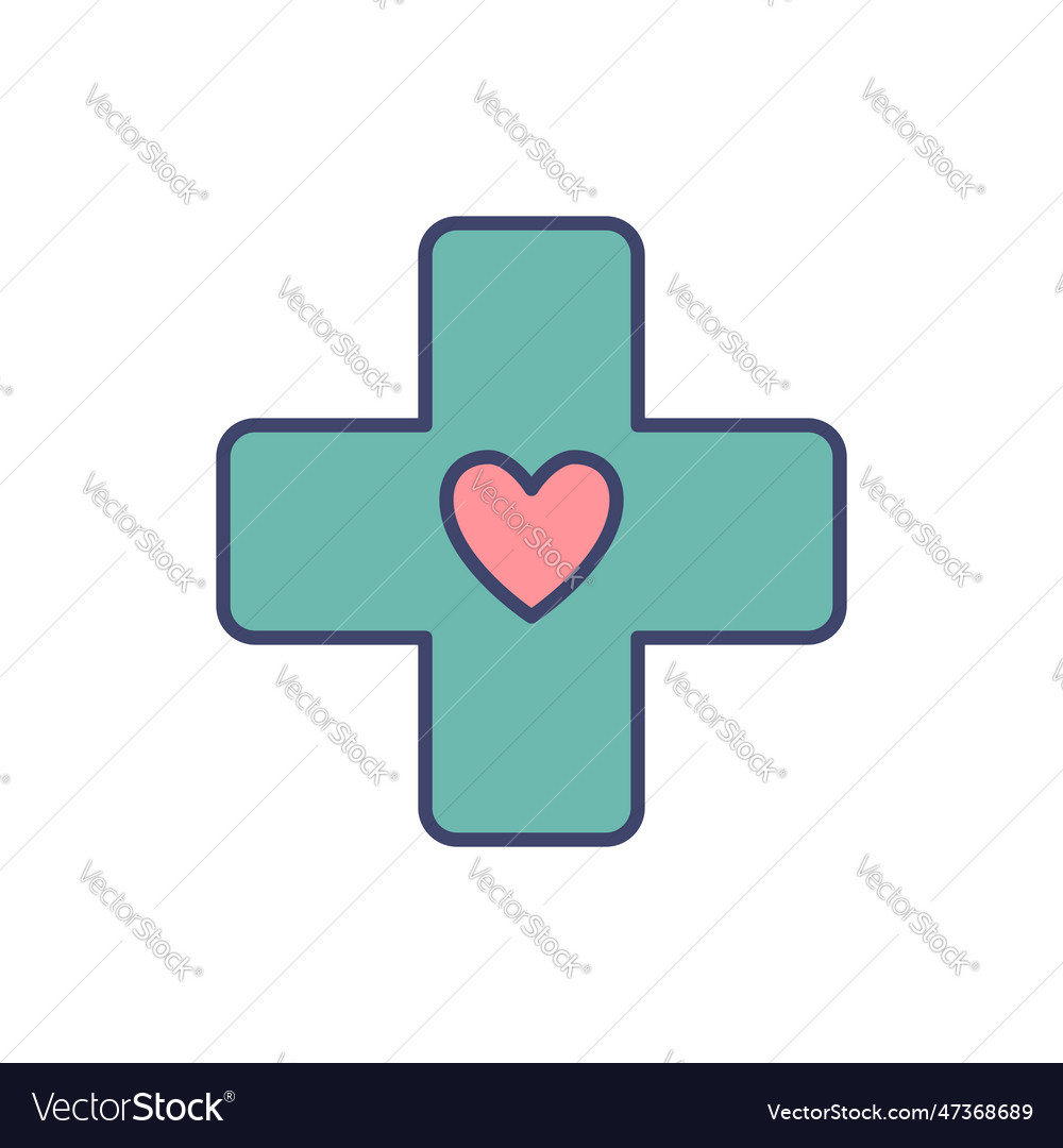 Medical Cross Icon - Healthcare Symbol