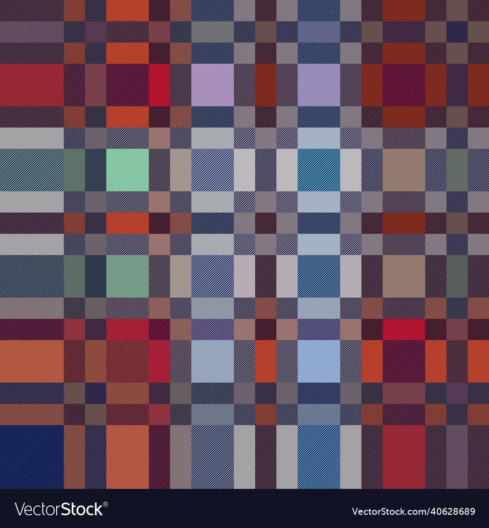 Rectangular seamless multicolor pattern