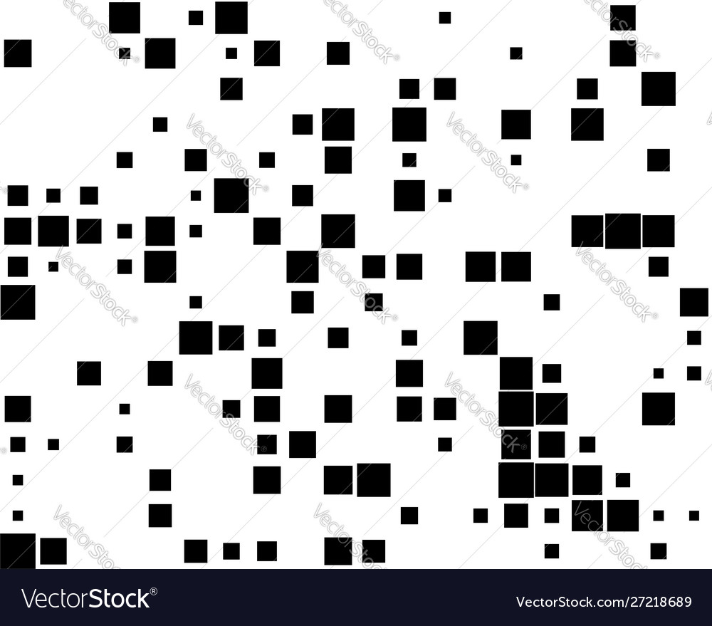 Squares pixelated block pixels random mosaic vector image Squares pixelated block pixels random mosaic