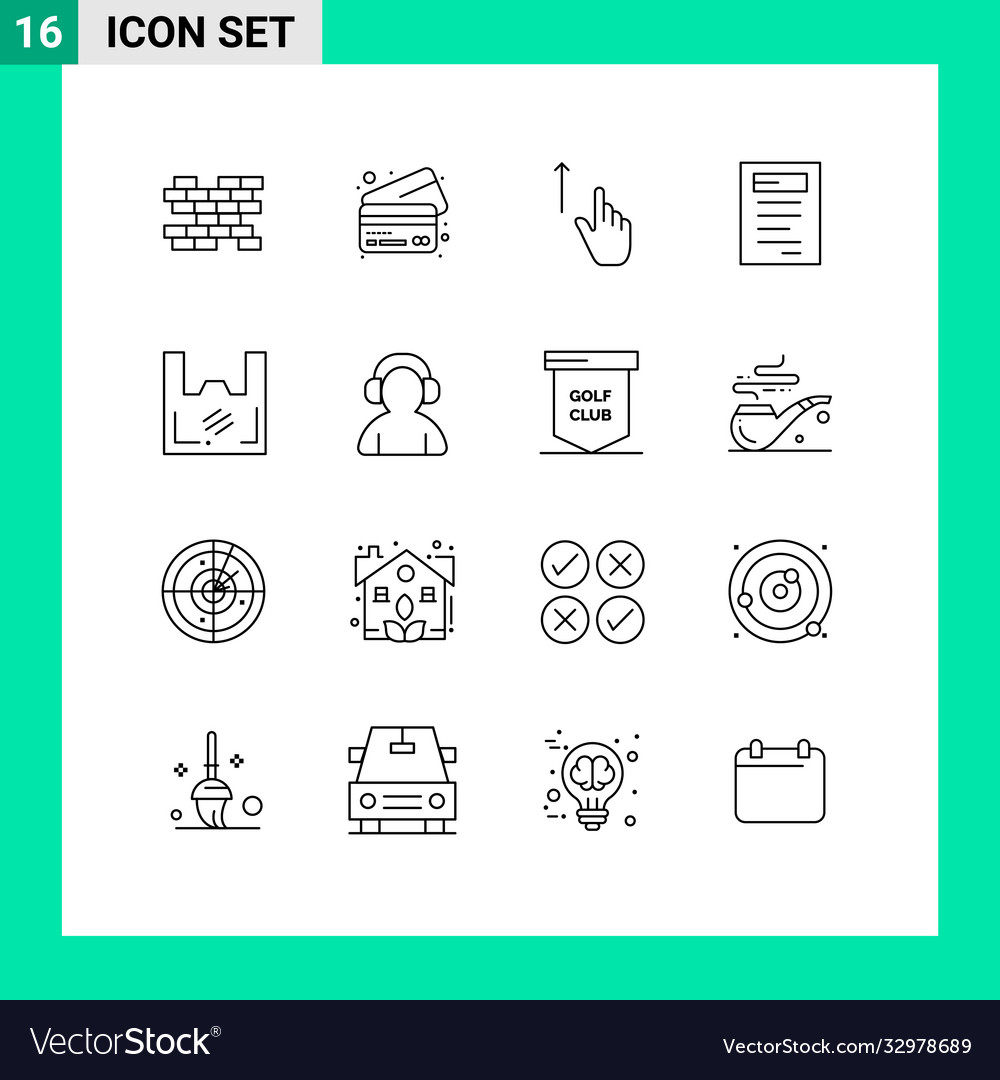 User interface pack 16 basic outlines