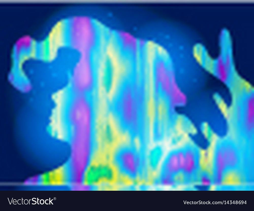 Abstract girl psychedelic style background lucid