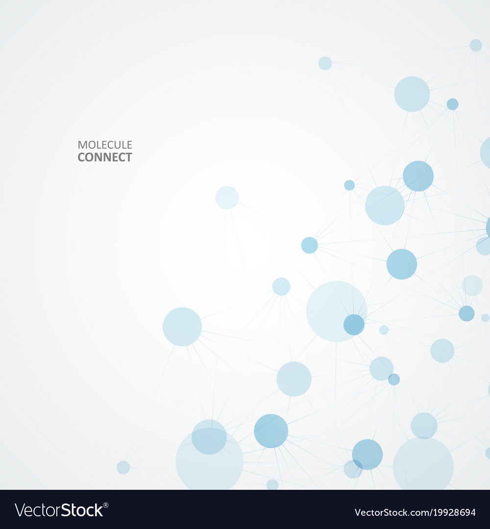 Abstract polygonal network shapes with connecting