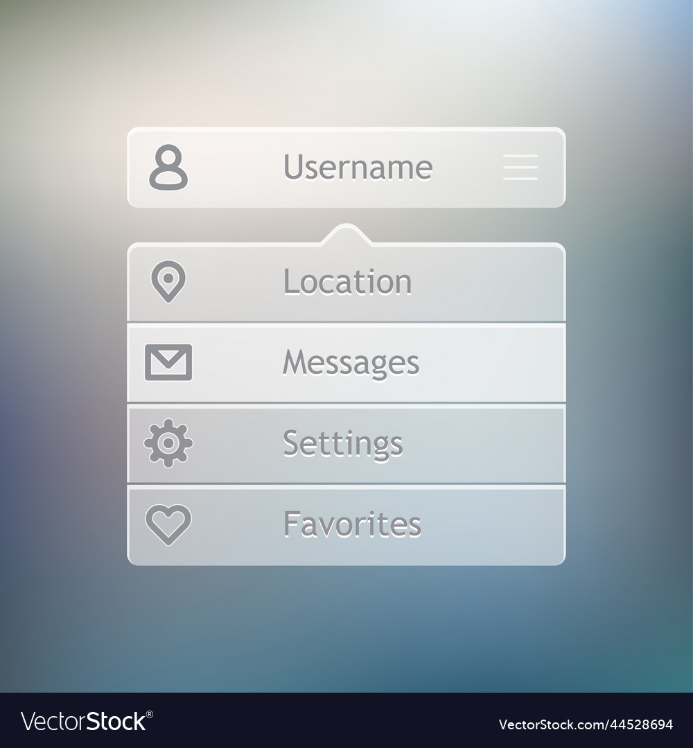 Dropdown menu