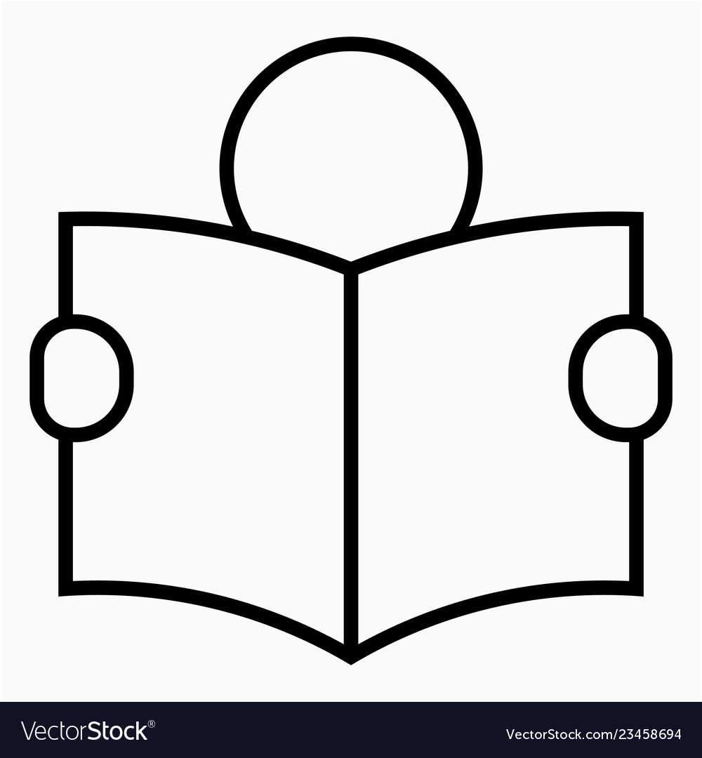 Reading Outline Icon