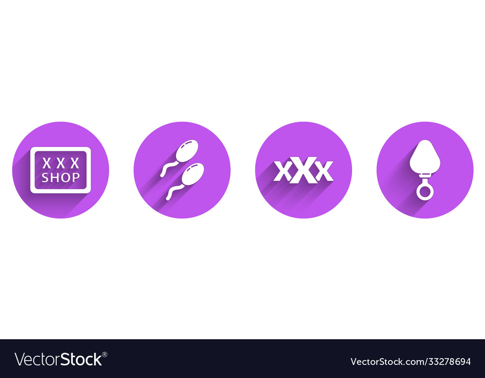 Set sex shop sperm und anal plug icon