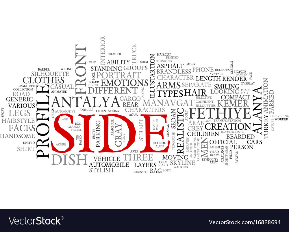 side-word-cloud-concept-royalty-free-vector-image