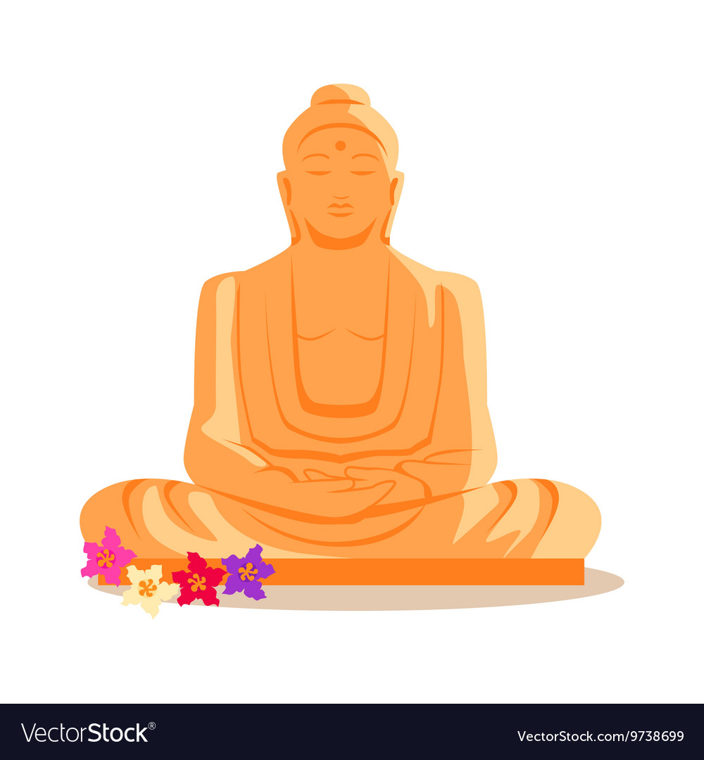 Статуя будды рисунок
