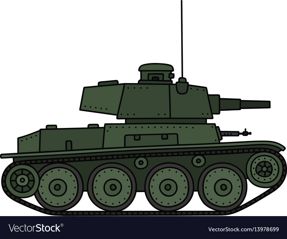 Classic green light tank