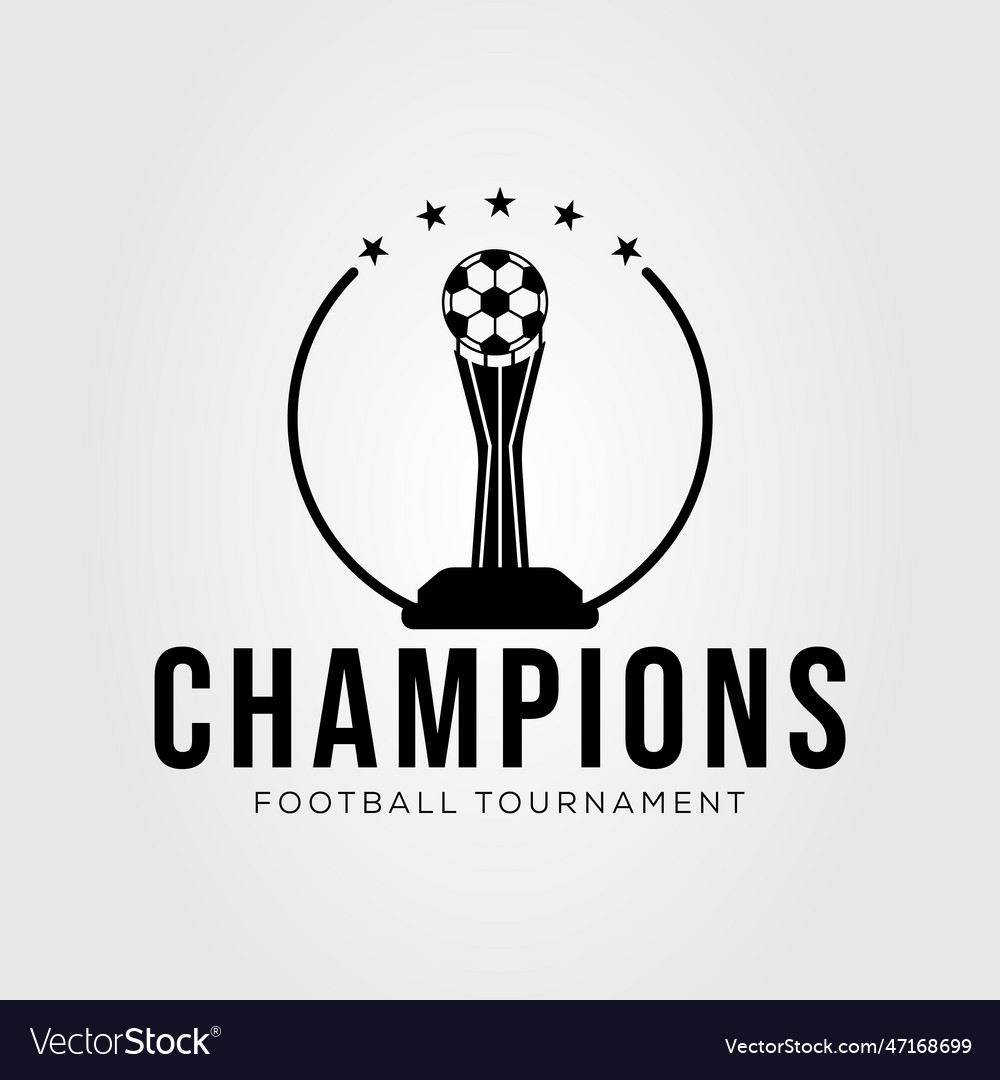 Fußball Champions Trophy Logo